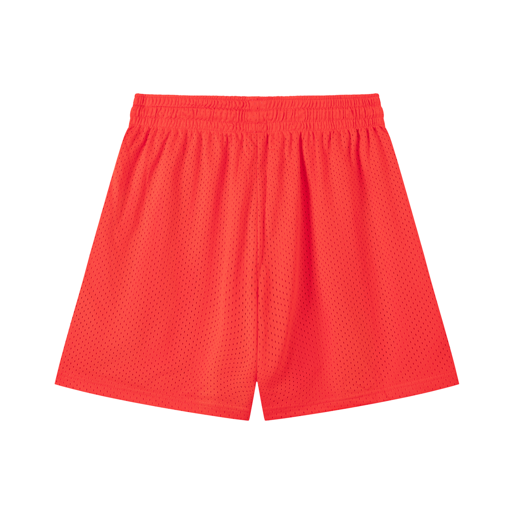 Mesh Drawstring “MOCOZO” Shorts