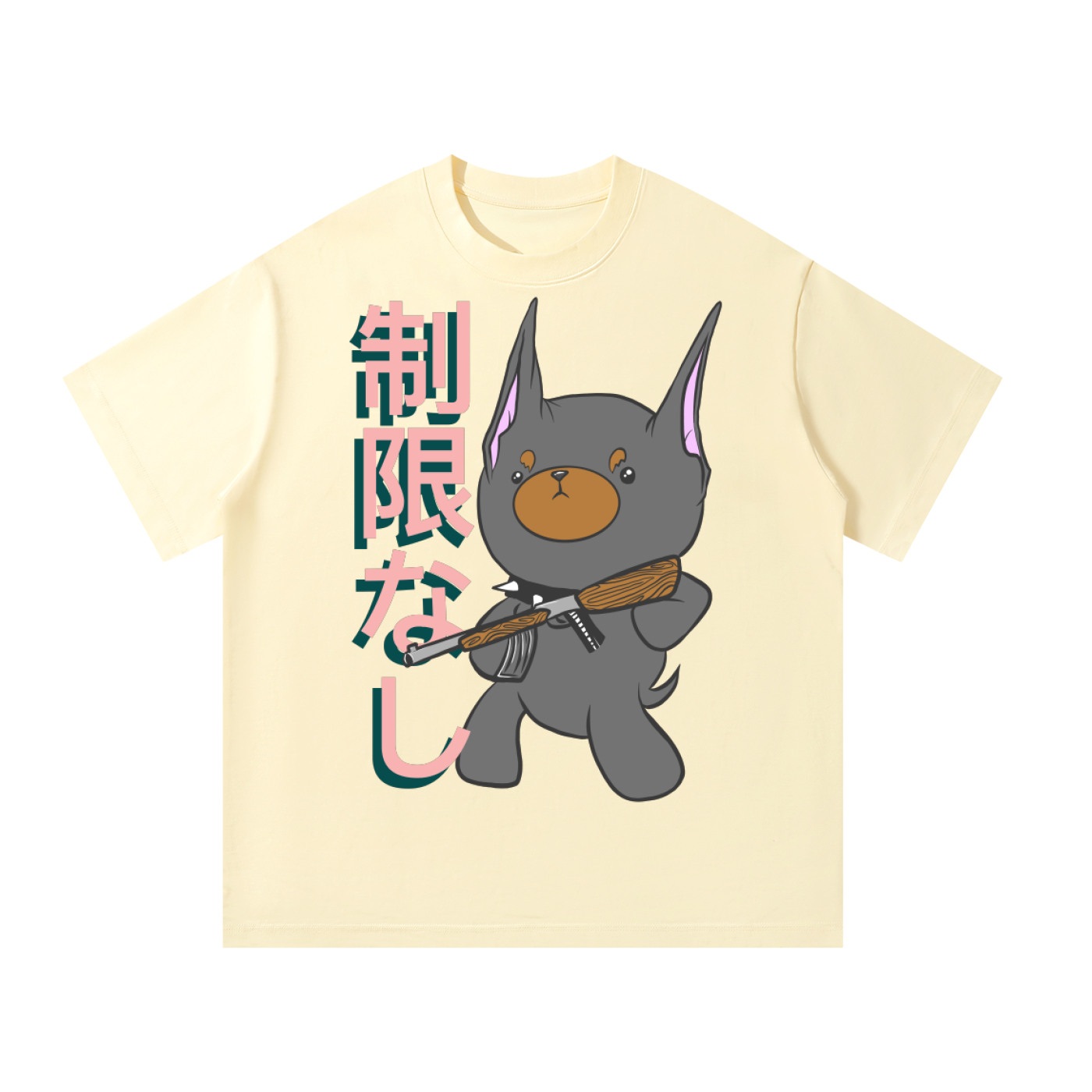 Unisex Oversized “DOBERMUNCHKIN” T-Shirt