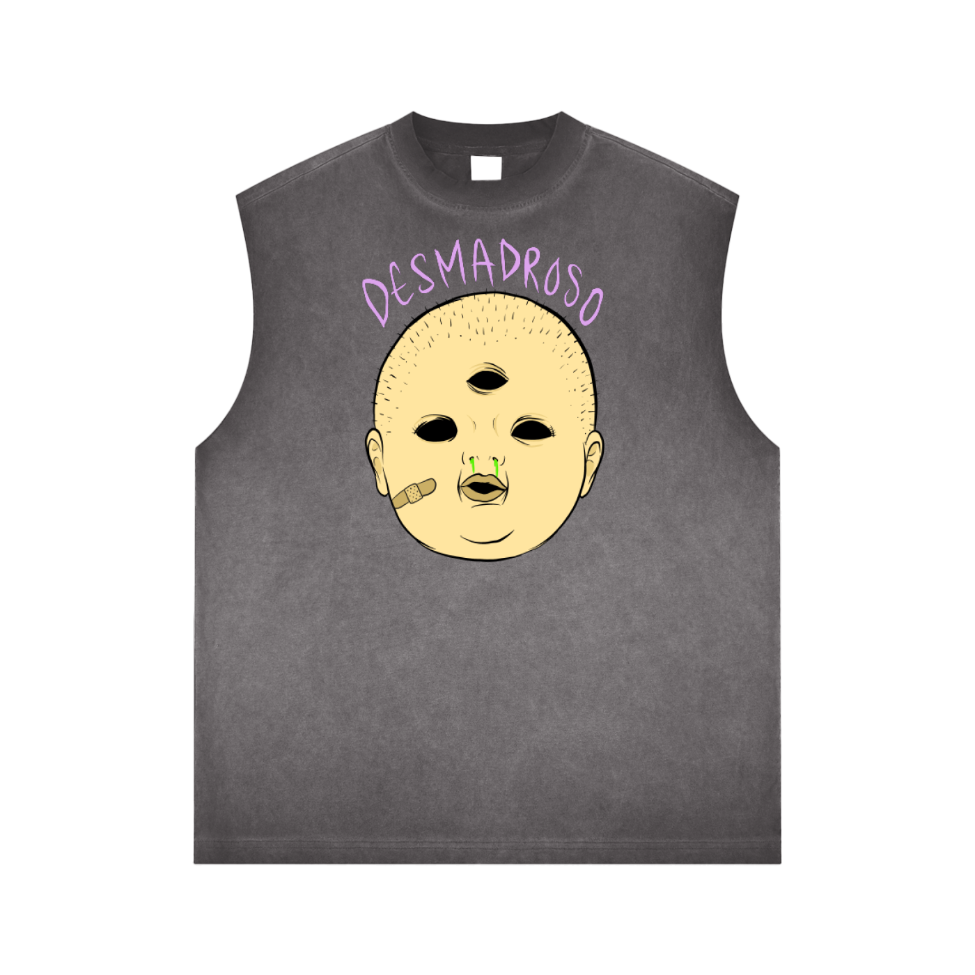 Reverse Washed “MOCOZO” Tank Top